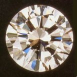 A cut diamond